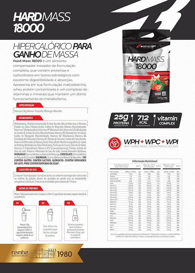 HARD MASS 3KG - Probiótica