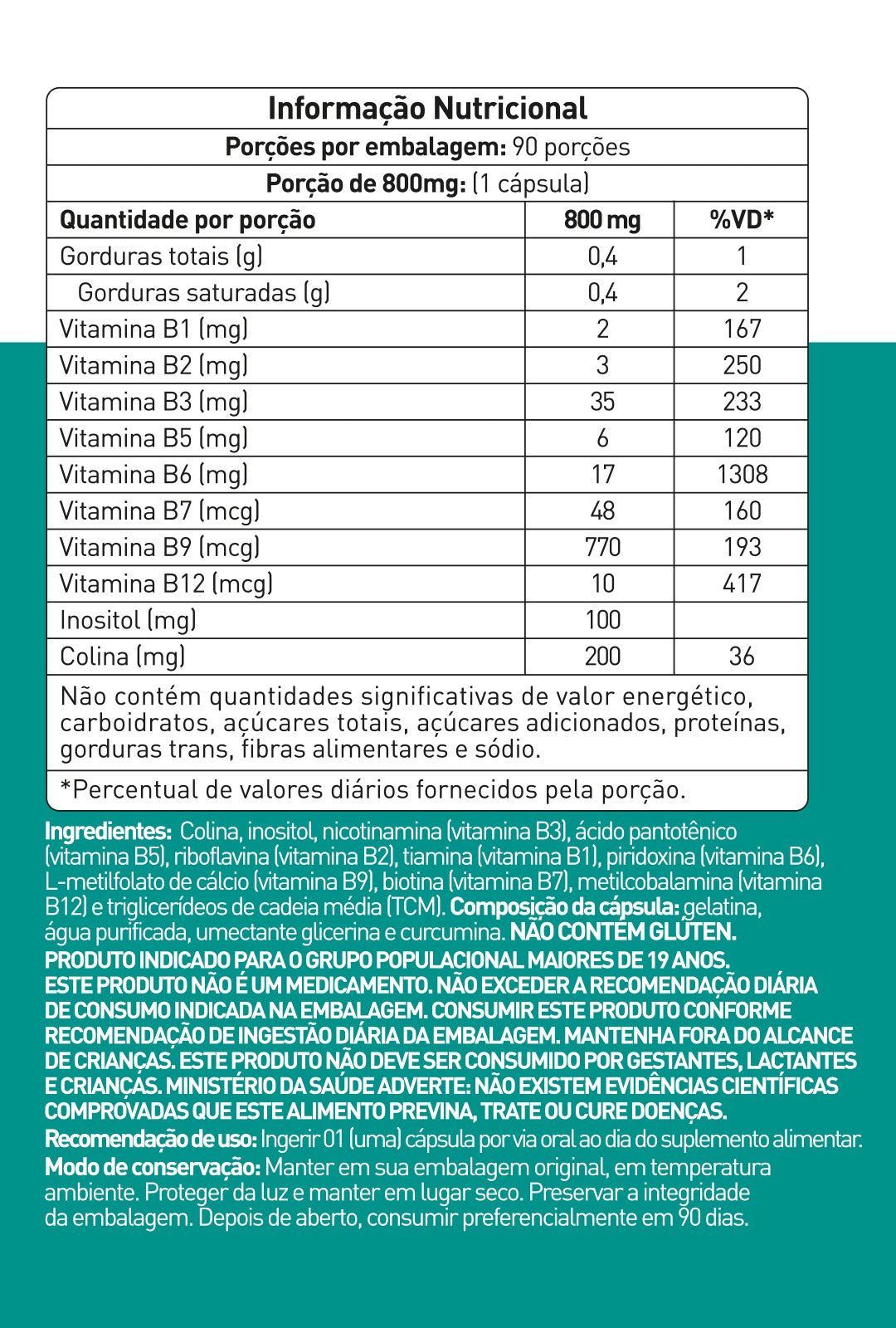 Vitaminas e Minerais True Complex B c/ 90 caps - True Source