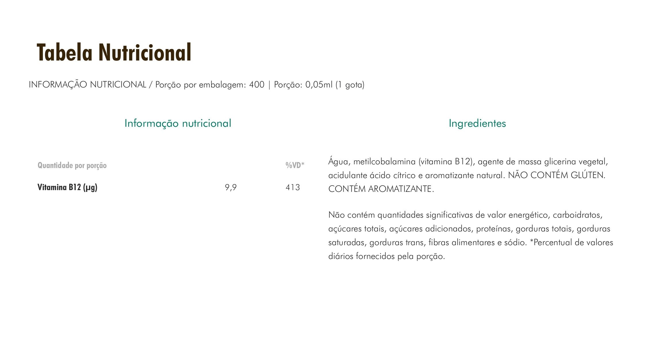 Nt Vit B12 Liquida - 20ml 1 un