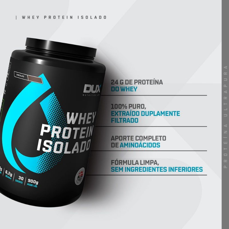 Whey protein dux isolado - POTE 900g