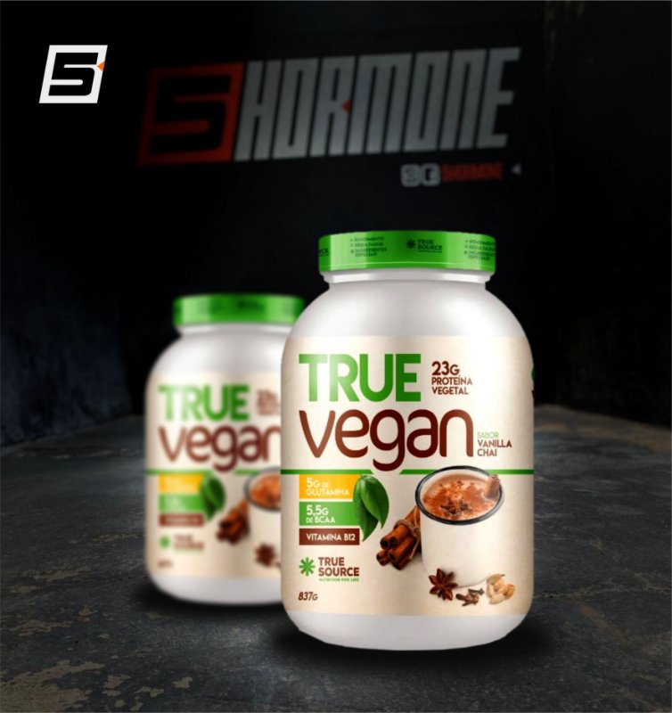 Proteína vegana true vegan 837g - True source