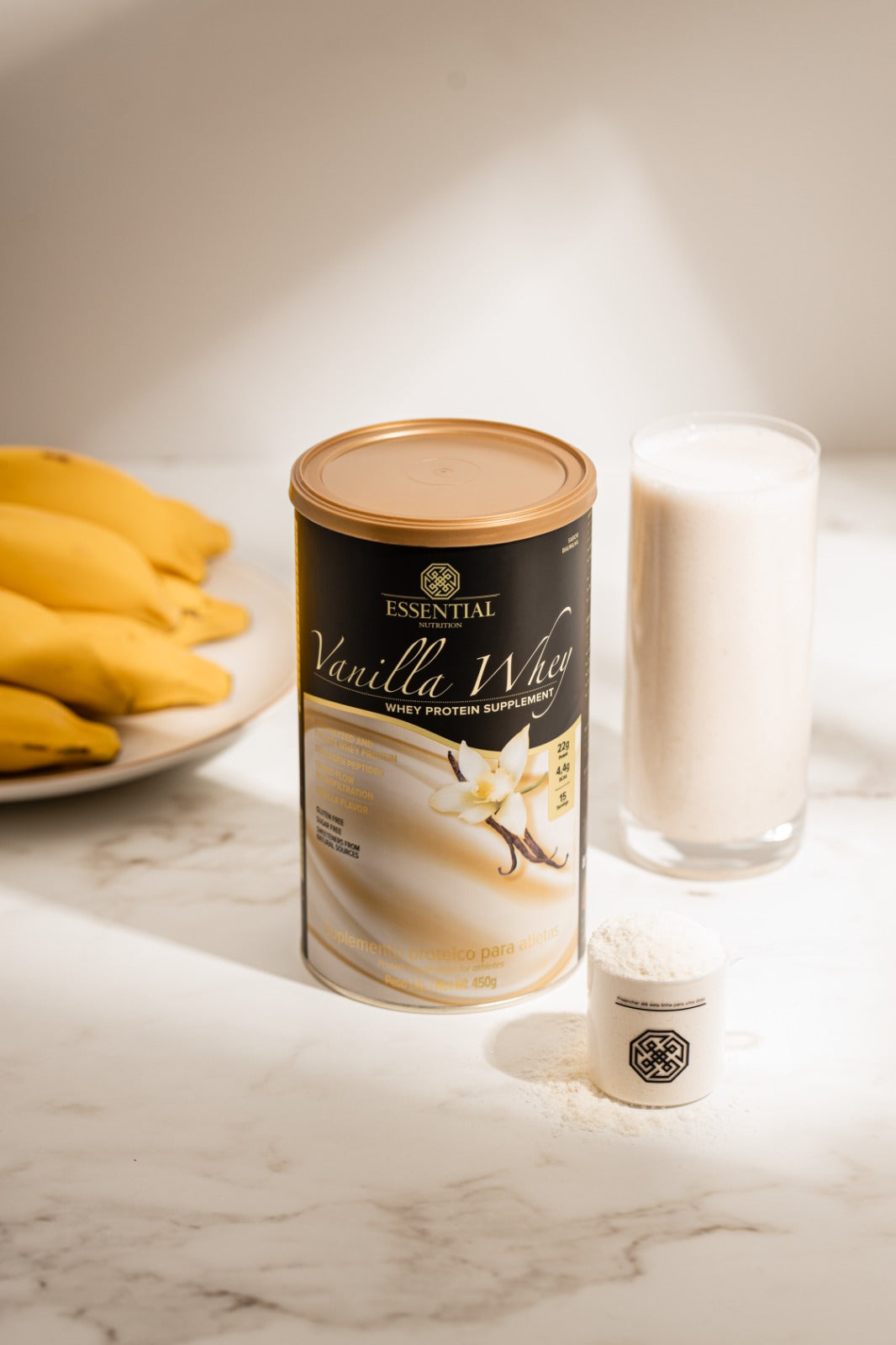 Vanilla Whey Lata 750g/30Ds Essential