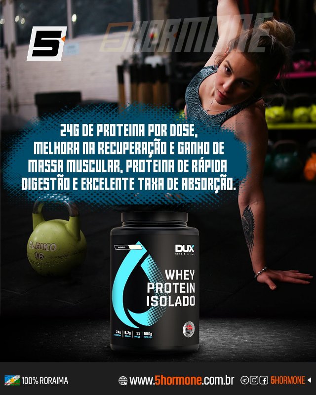 Whey protein dux isolado - POTE 900g