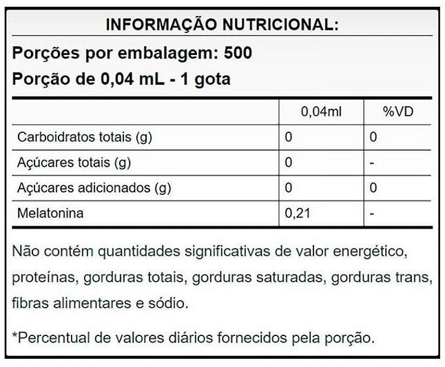 Melatonina Liquida 20ml - Maracuja - Dux Nutrition