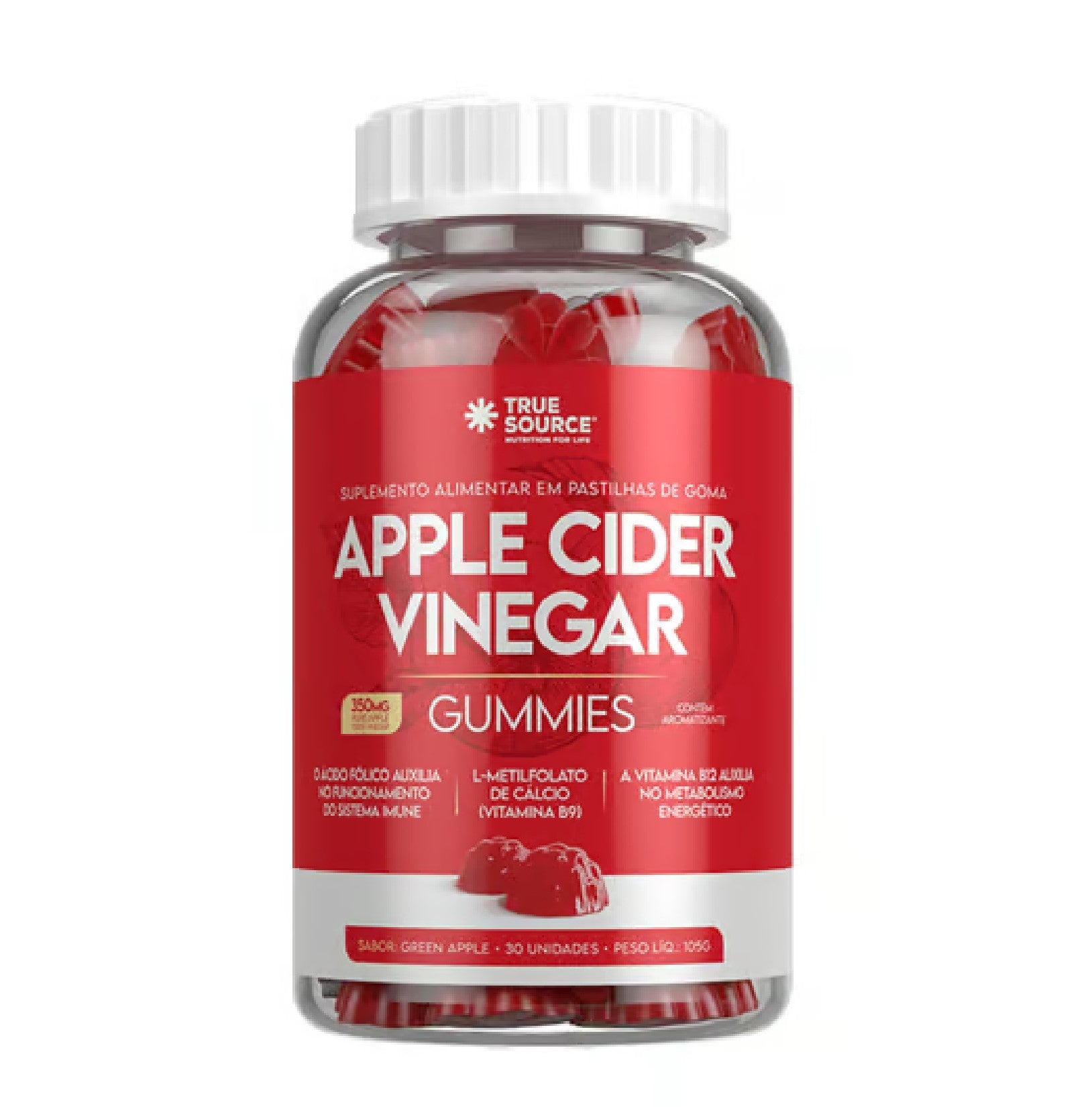 Gummies Apple Cider Vinegar c/ 30unid - True Source