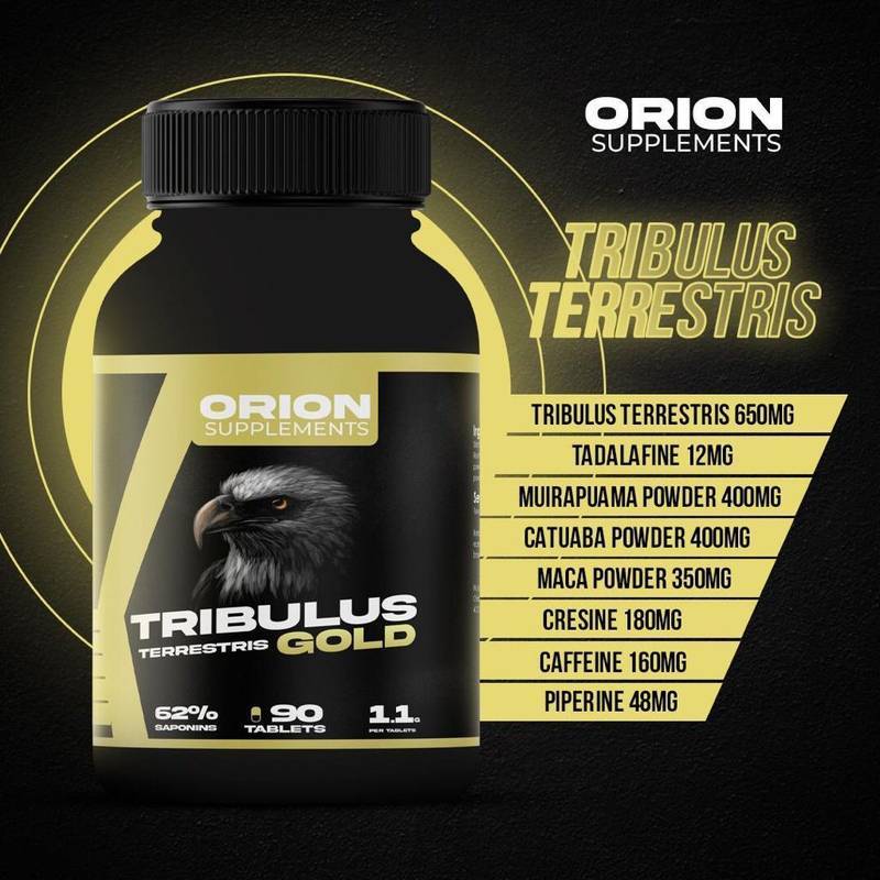 Tribulus Terrestris Gold 1.1g 90 Tabletes - Orion Supplements