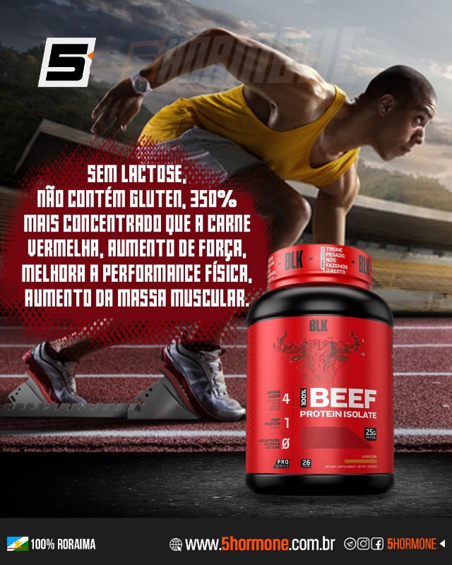 100% Beef Protein Isolate - BLK Perfomance