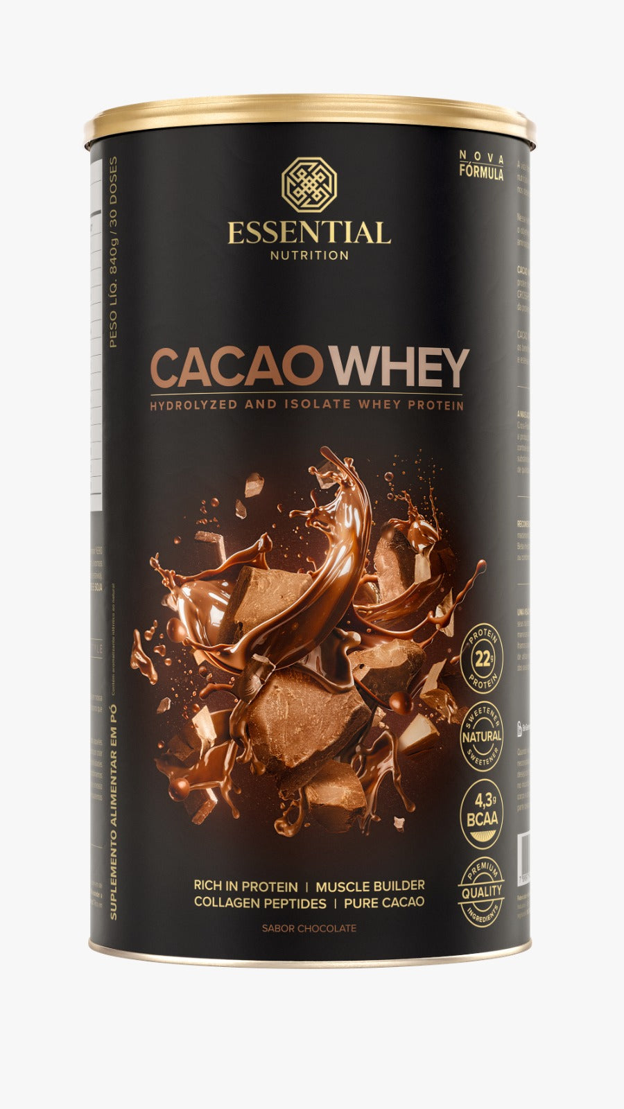 Cacao Whey Lata Essential