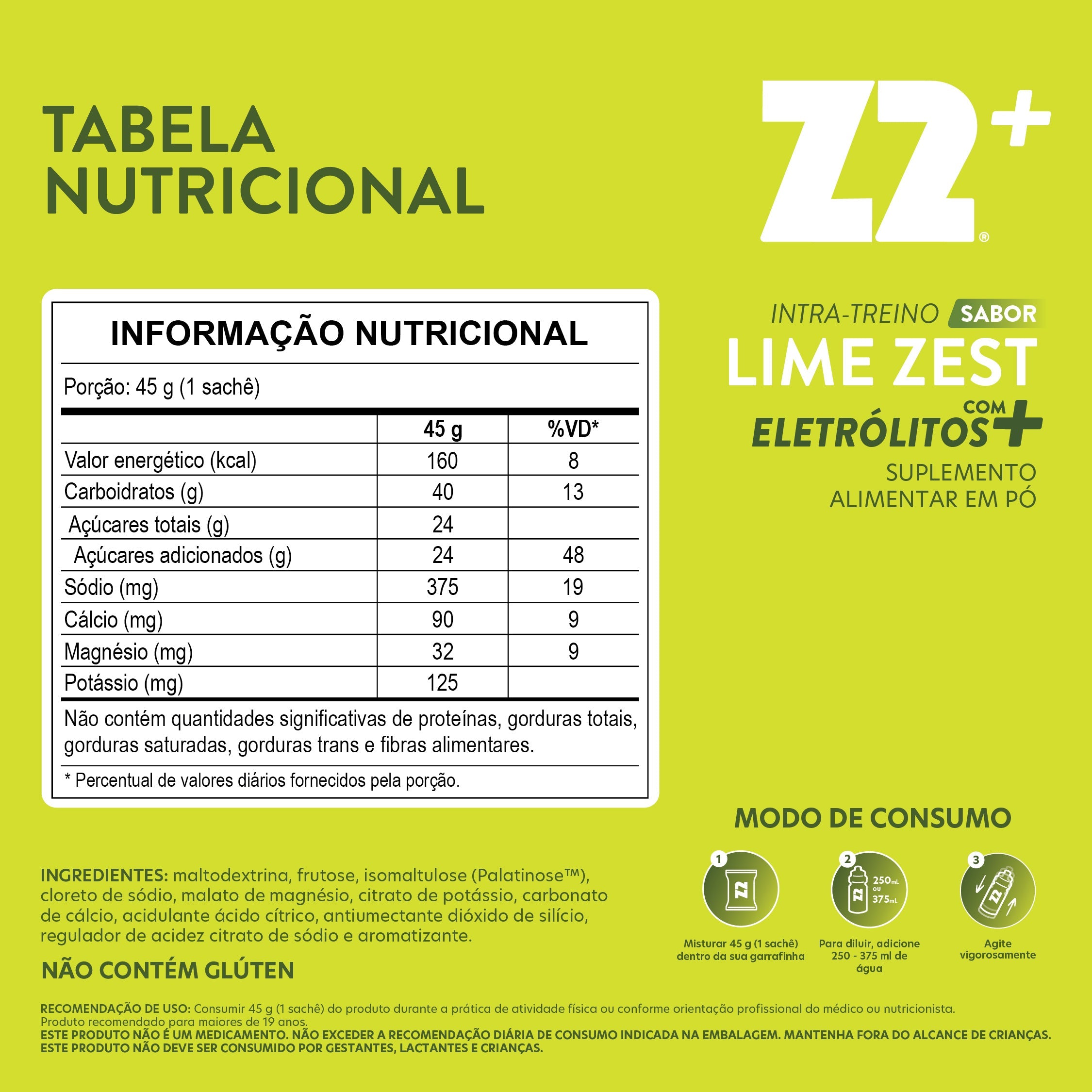 IntraTreino Power Powder Z2 sachê -  45G