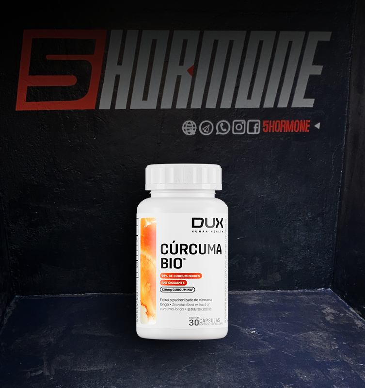 Curcuma Bio Pote 30 cap - Dux Nutrition