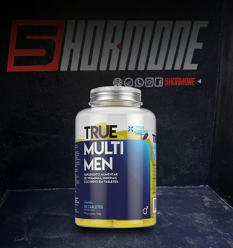 True multi men 90tabs true source - polivitamínico- 90 cápsulas - true source