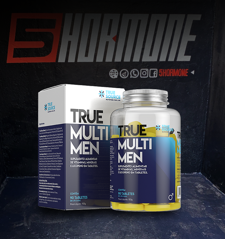 True multi men 90tabs true source - polivitamínico- 90 cápsulas - true source