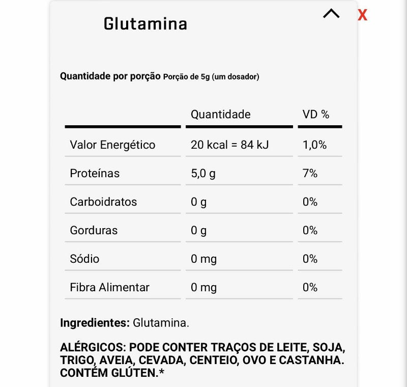 Glutamina (300g) - Dux Nutrition