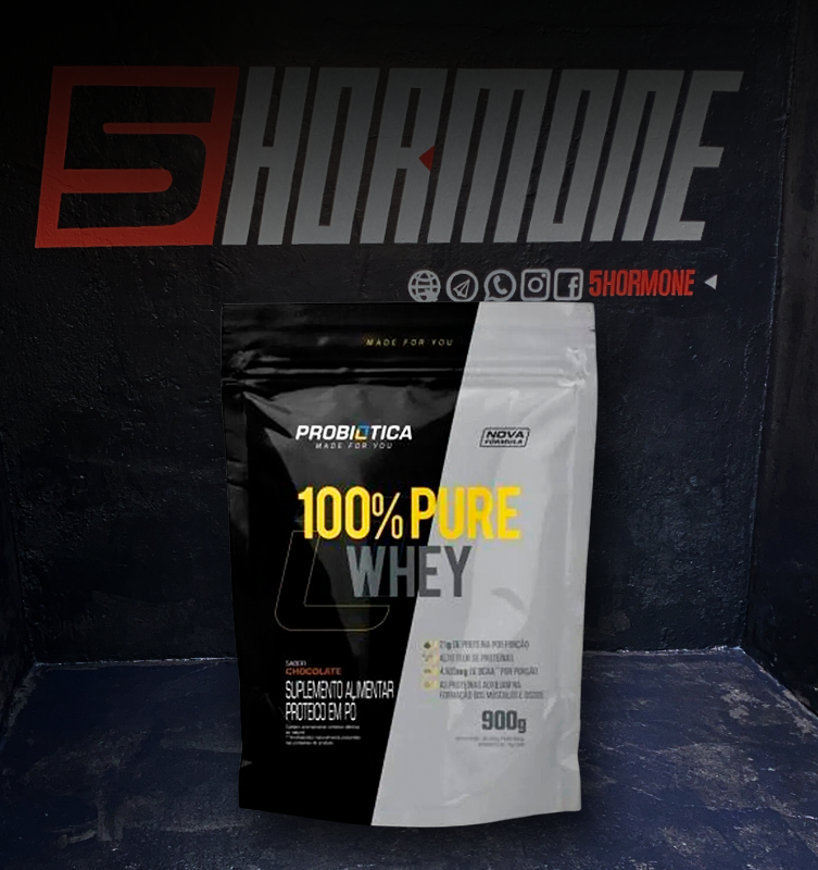 100% Pure Whey Refil (900G)- Probiótica