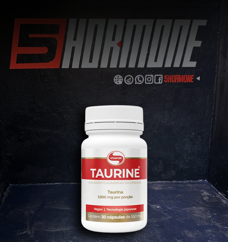 Taurine - 30 capsulas - 550mg