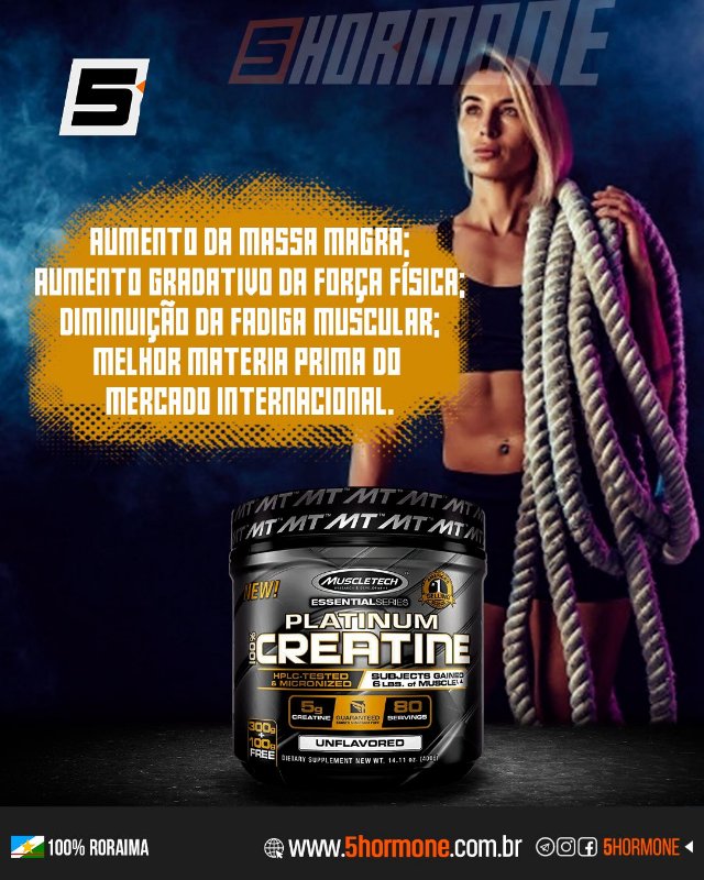 Platinum 100% creatina micronized (400G) - muscletech