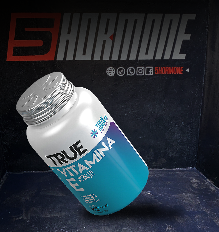 Vitamina E - 100 cápsulas - true source