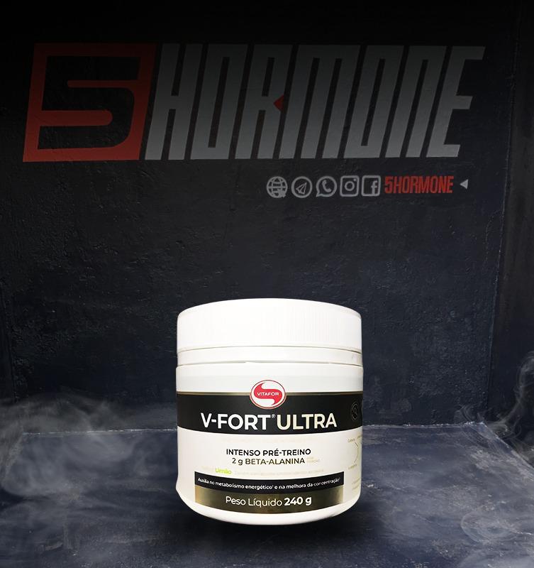 Pré Treino V-fort ultra pote 240g limao -Vitafor