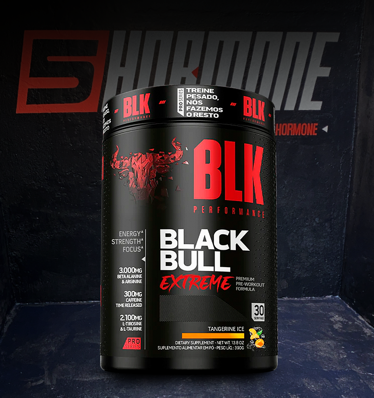 Pré treino black bull Extreme 390g - blk performance