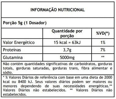 L - Glutamine - 300g Sem Sabor - Fitfast Nutrition