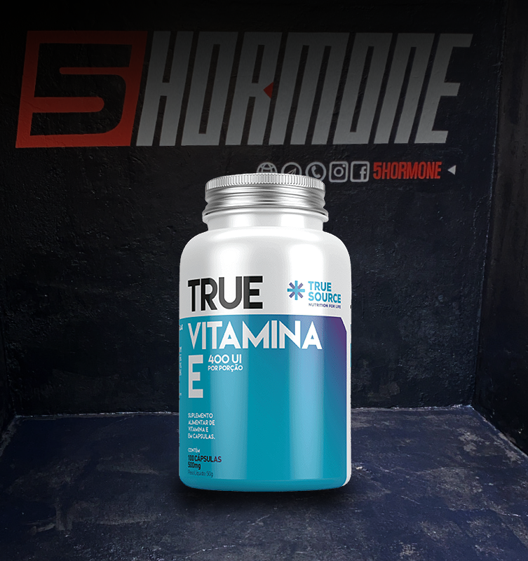 Vitamina E - 100 cápsulas - true source