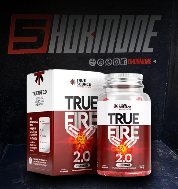 Termogenico TRUE FIRE 2.0 60 capsulas - true source