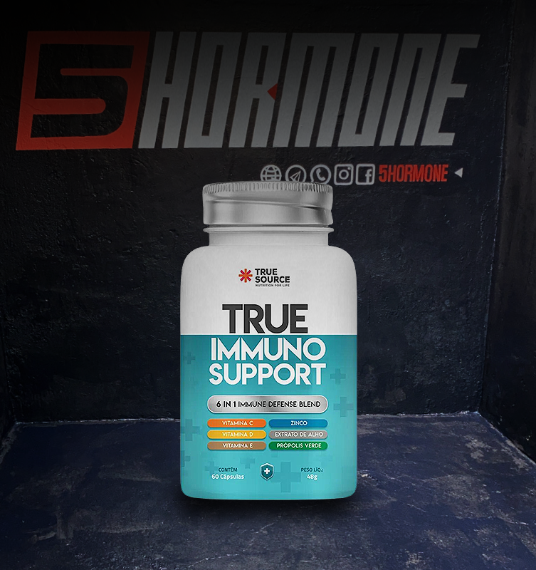 Longevidade e Prevencao True Immuno support c/ 60 caps - True source