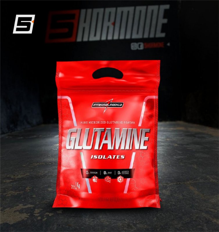 Glutamine isolate natural - (1kg) - Integral médica