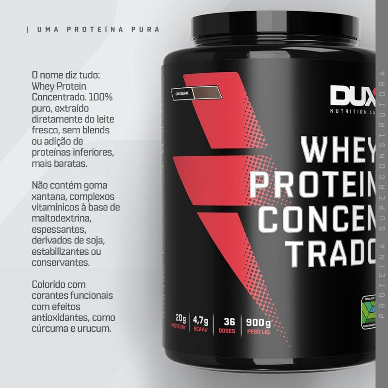 Whey protein dux concentrado - POTE 900g