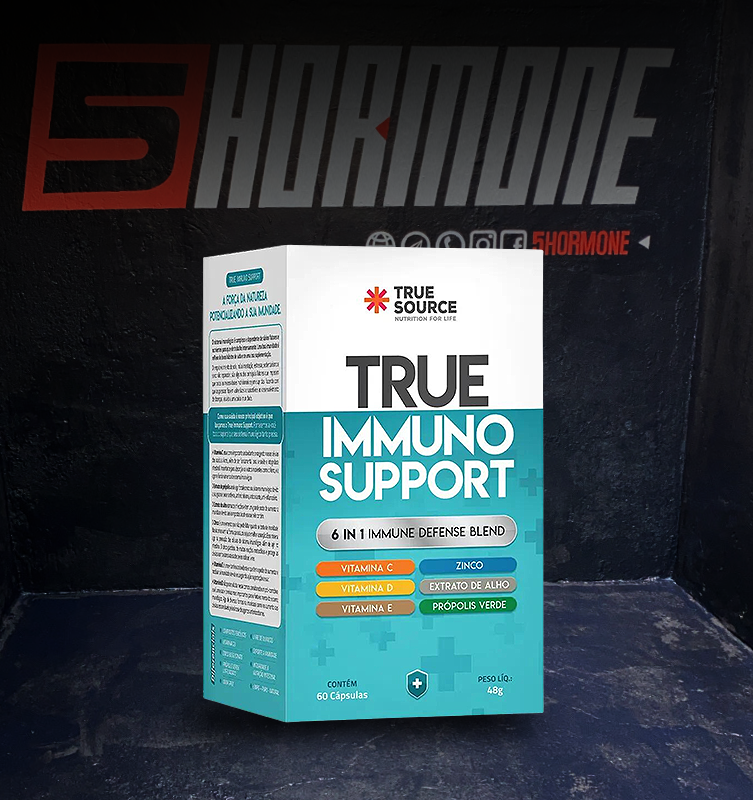 Longevidade e Prevencao True Immuno support c/ 60 caps - True source