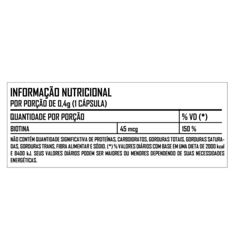 Biotina Vitamina B7 (60cps)